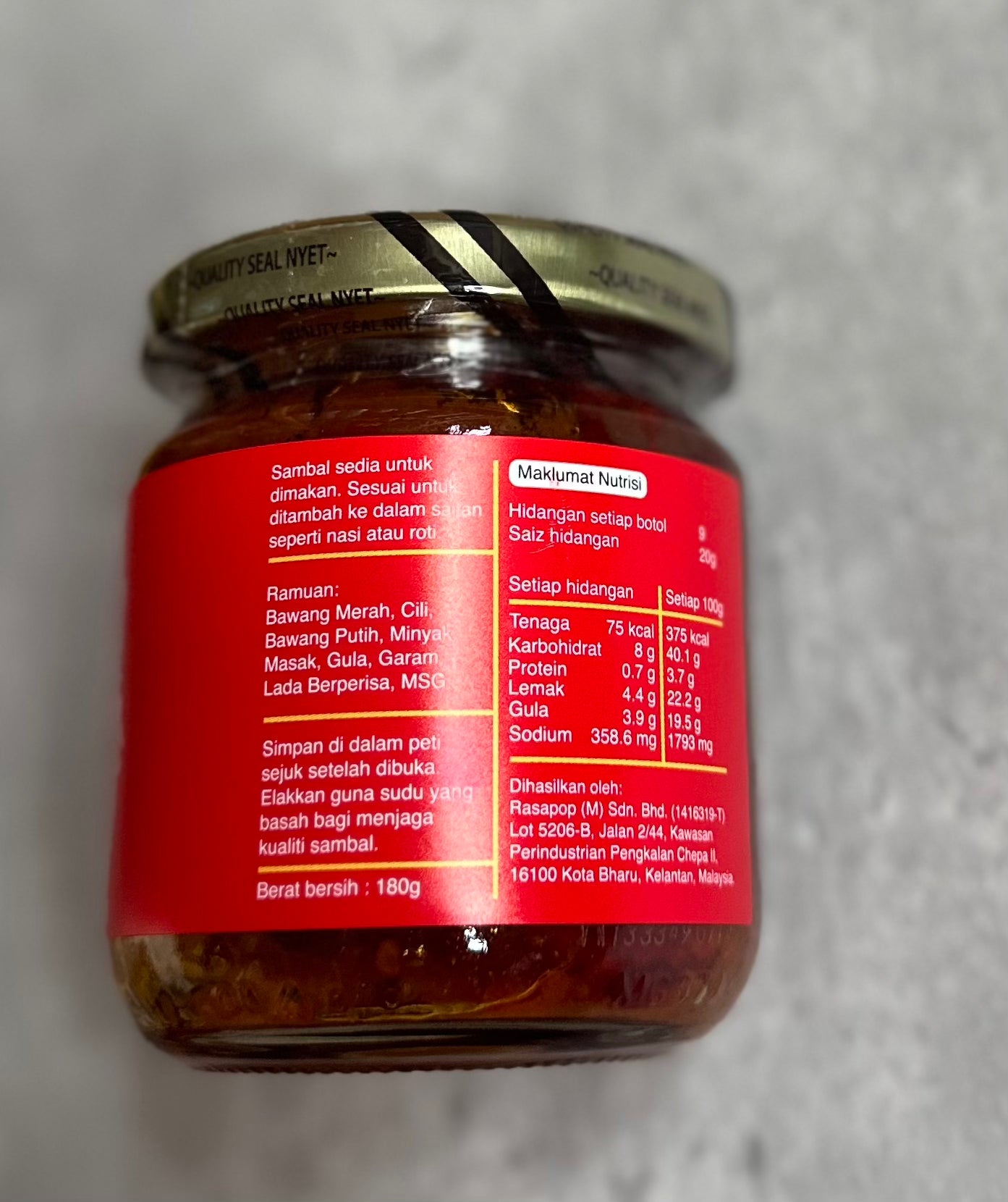 Original Sambal Nyet Khairul Aming
