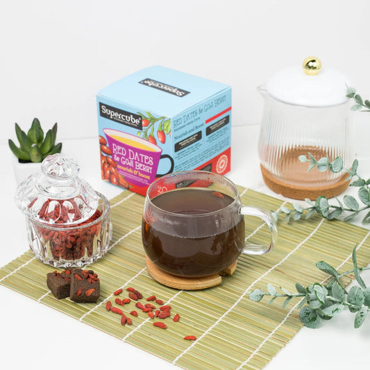 SUPERCUBE Goji Berry & Red Date Molasses Cube Tea