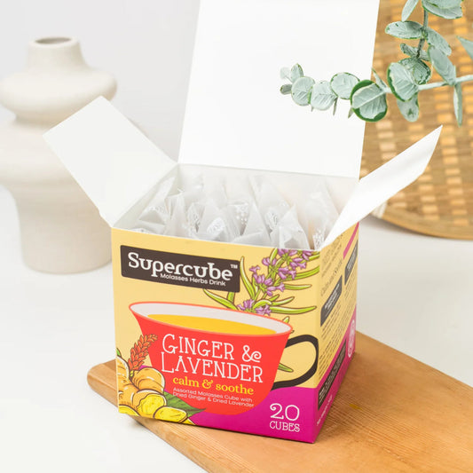 SUPERCUBE Ginger & Lavender Molasses Cube Tea