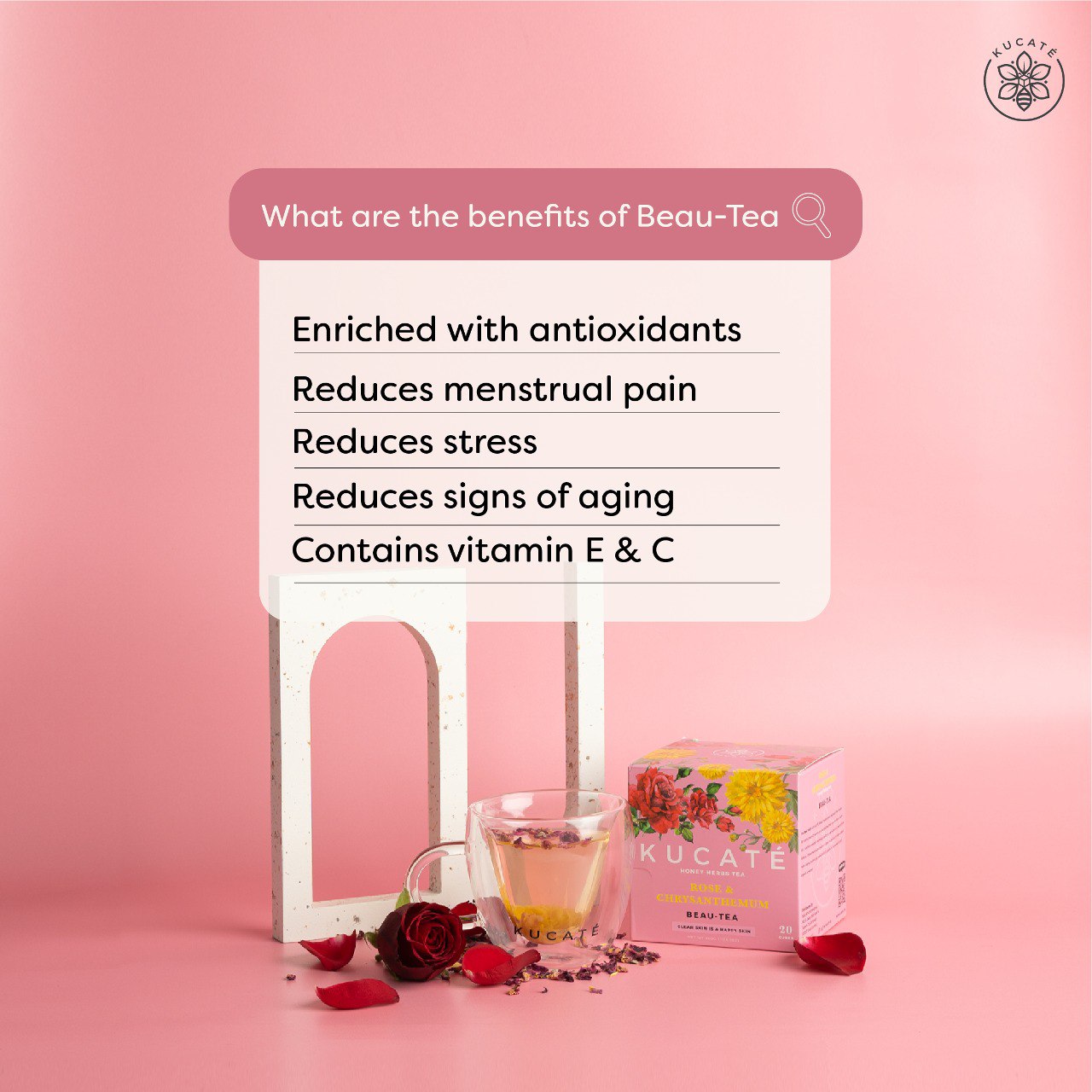 KUCATE Beau-Tea (Rose & Chrysanthemum)