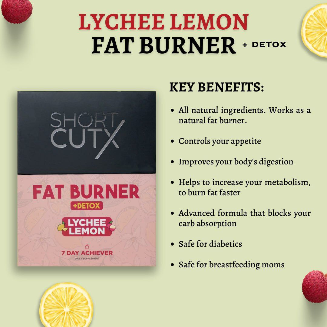 Shortcutx Lychee Lemon Fat Burner Juice