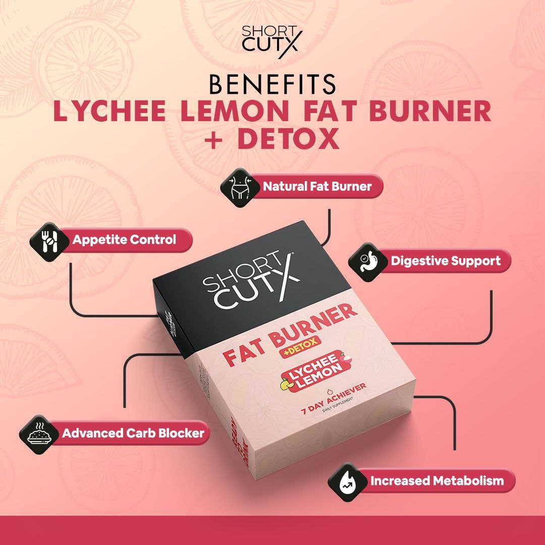 Shortcutx Lychee Lemon Fat Burner Juice
