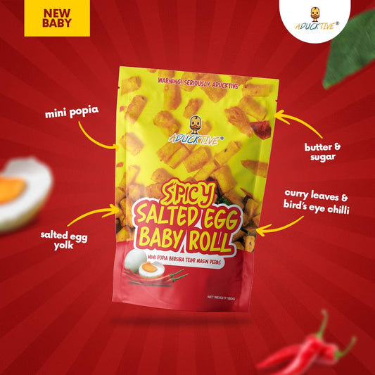 Spicy Salted Egg Mini Roll