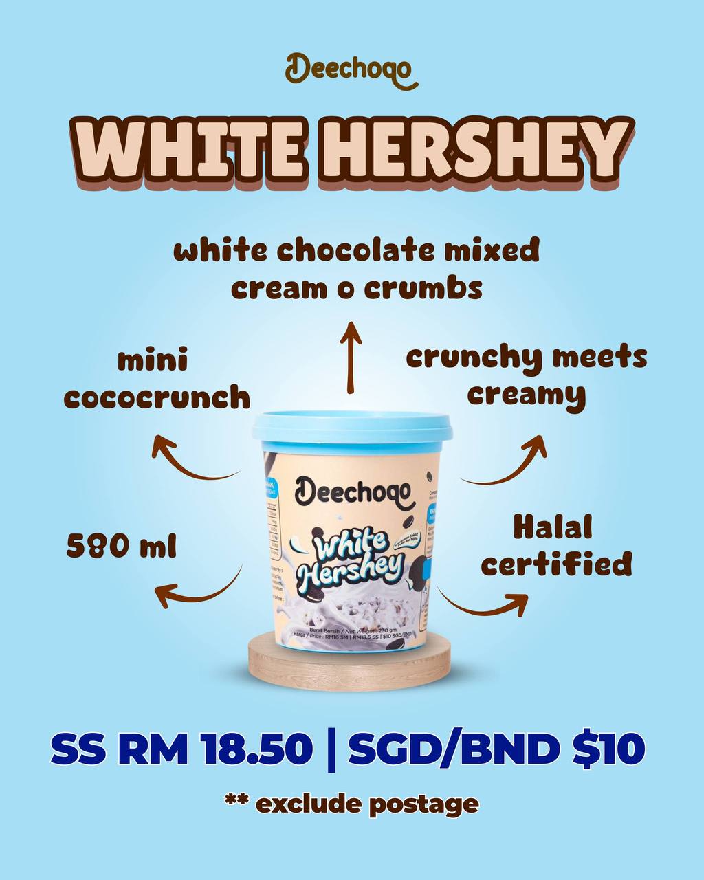 DEECHOQO White Hershey
