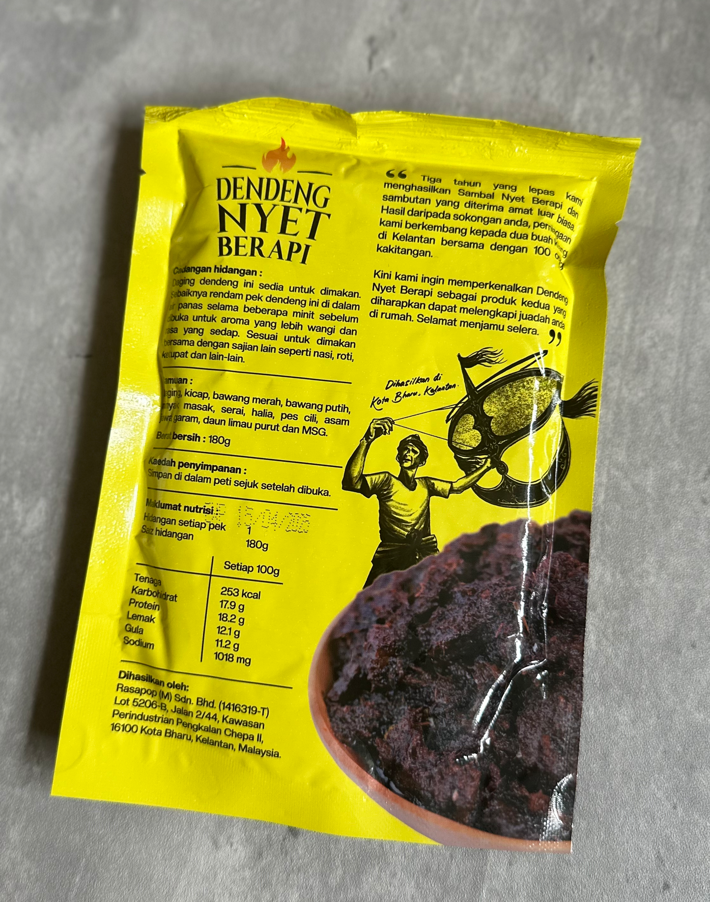 Original Dendeng Nyet Berapi Khairul Aming