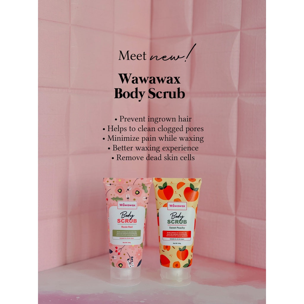 WAWAWAX Hair Removal Brightening Body Scrub Exfoliate Dead Skin Ingrown Hair