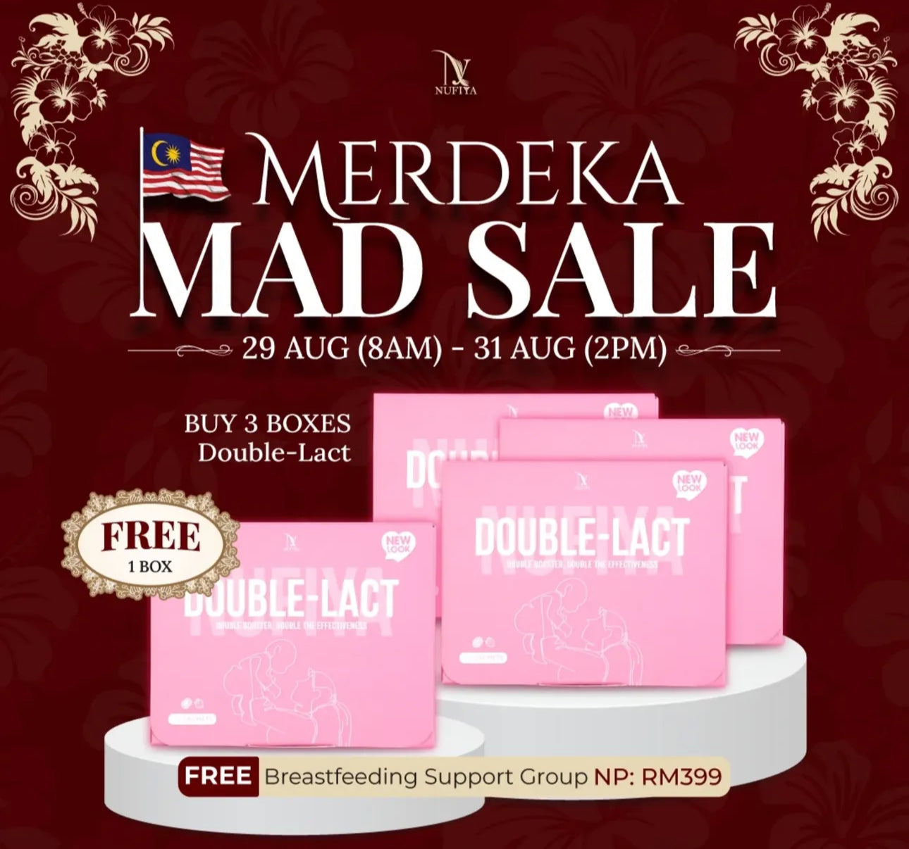PROMO BUY 2 GET 1 FREE Nufiya