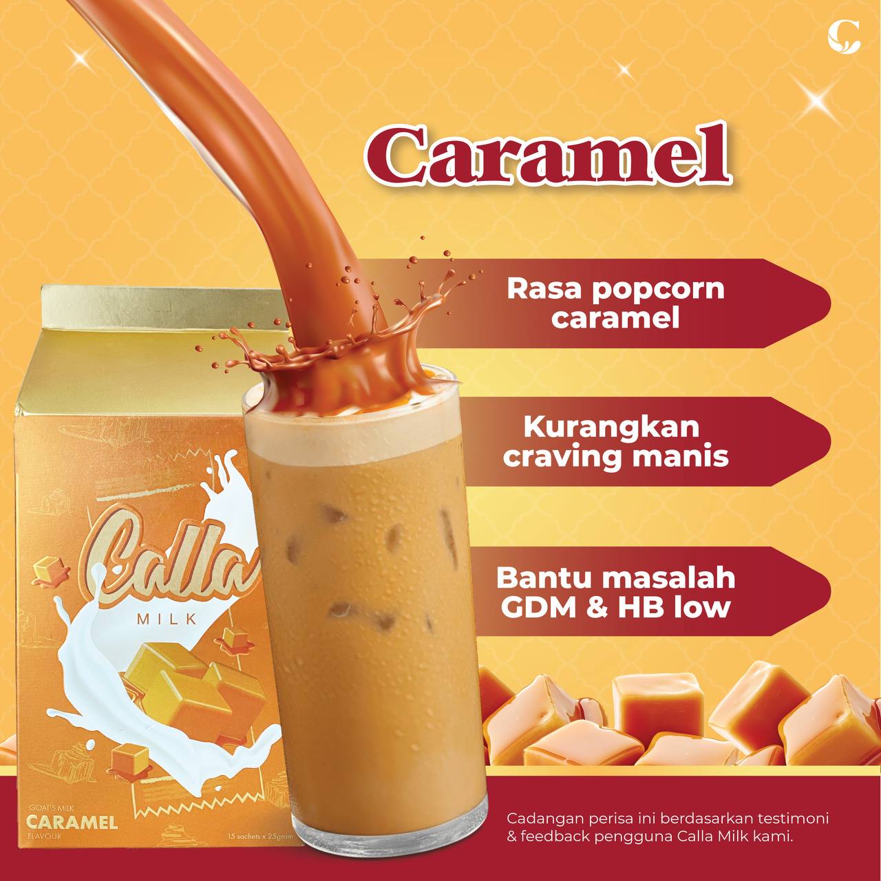 Calla Milk Flavoured Goat Milk (Caramel)