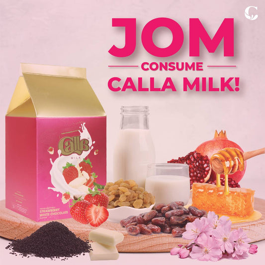 Calla Milk Flavoured Goat Milk (Strawberry White Chocolate)
