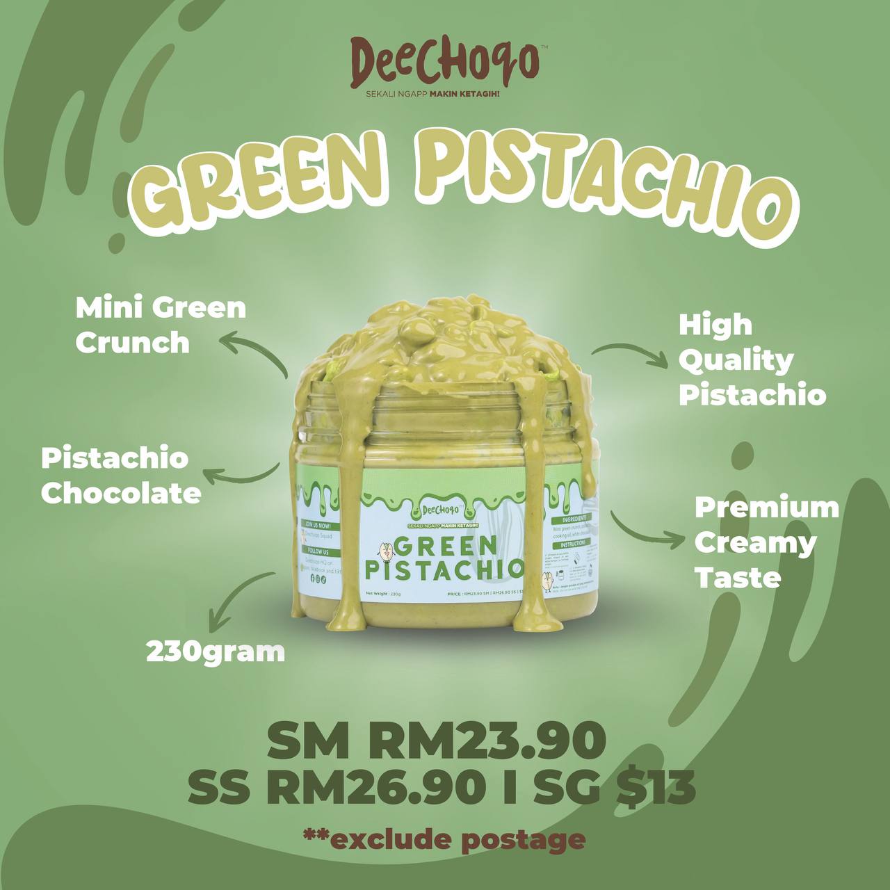 DEECHOQO Green Pistachio