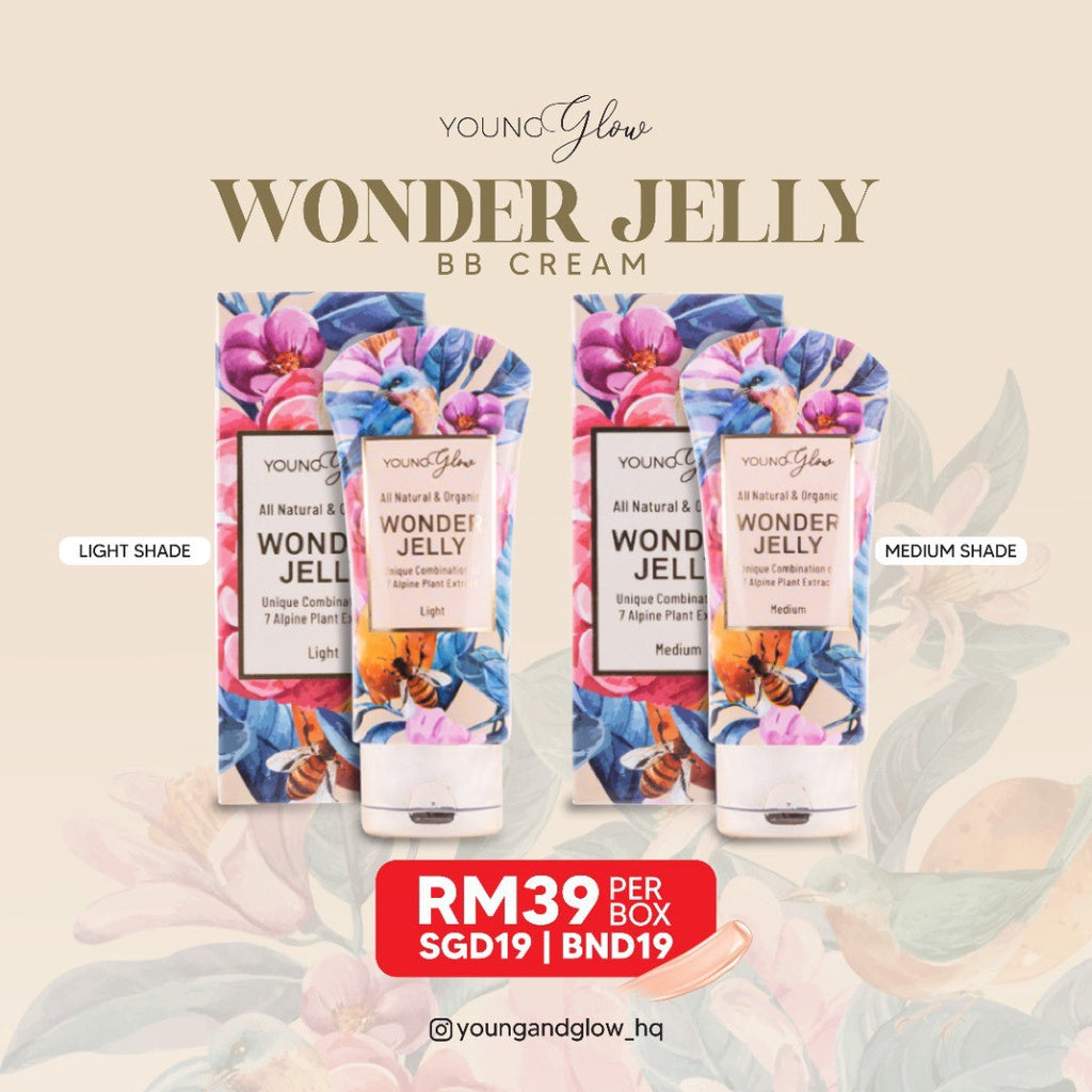 YOUNG & GLOW Organic BB Cream Wonder Jelly SPF 30