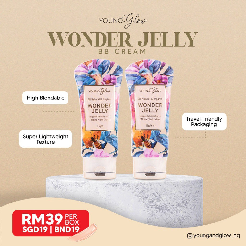 YOUNG & GLOW Organic BB Cream Wonder Jelly SPF 30