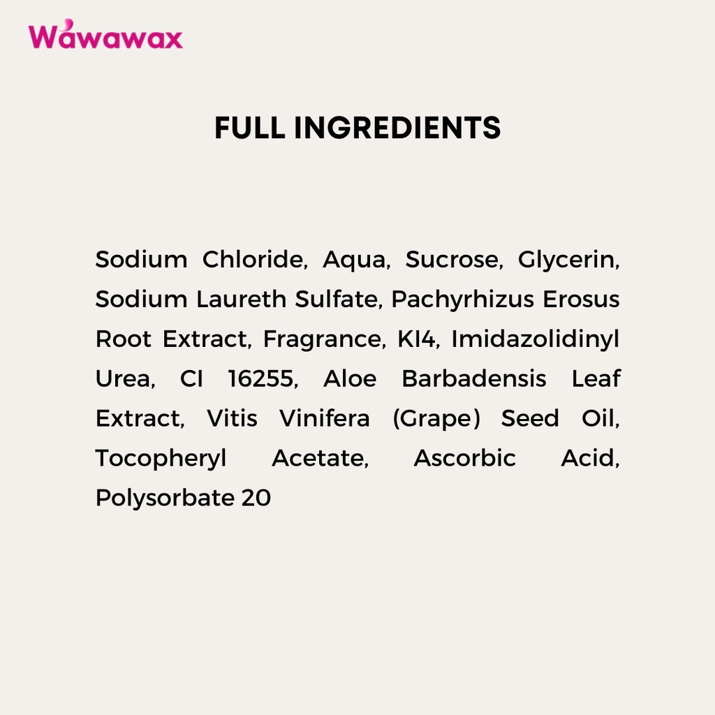 WAWAWAX Hair Removal Brightening Body Scrub Exfoliate Dead Skin Ingrown Hair
