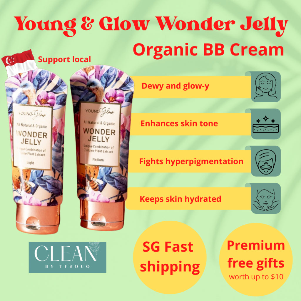 YOUNG & GLOW Organic BB Cream Wonder Jelly SPF 30